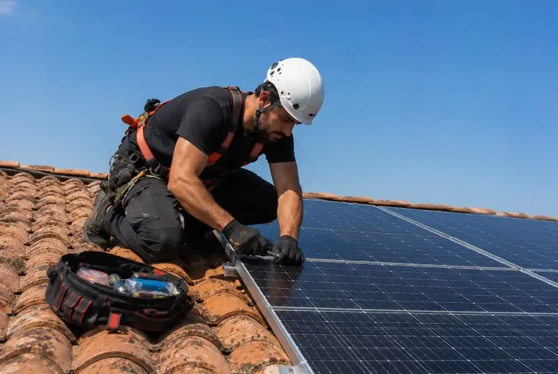 Maintenance et monitoring de panneaux solaires à Signes